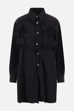 Women COMME DES GARÇONS technical fabric shirt
