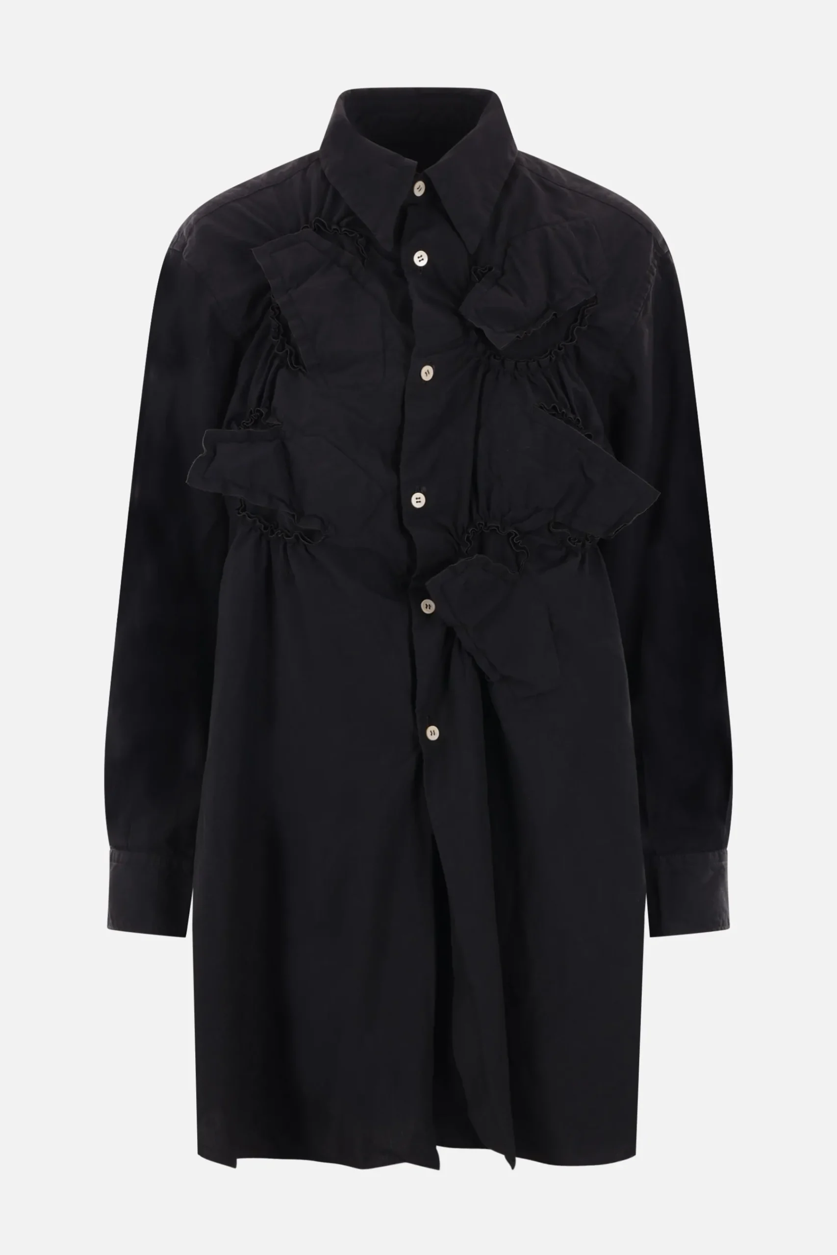 Women COMME DES GARÇONS technical fabric shirt