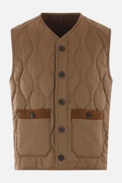 SEASE technical wool quilted vest