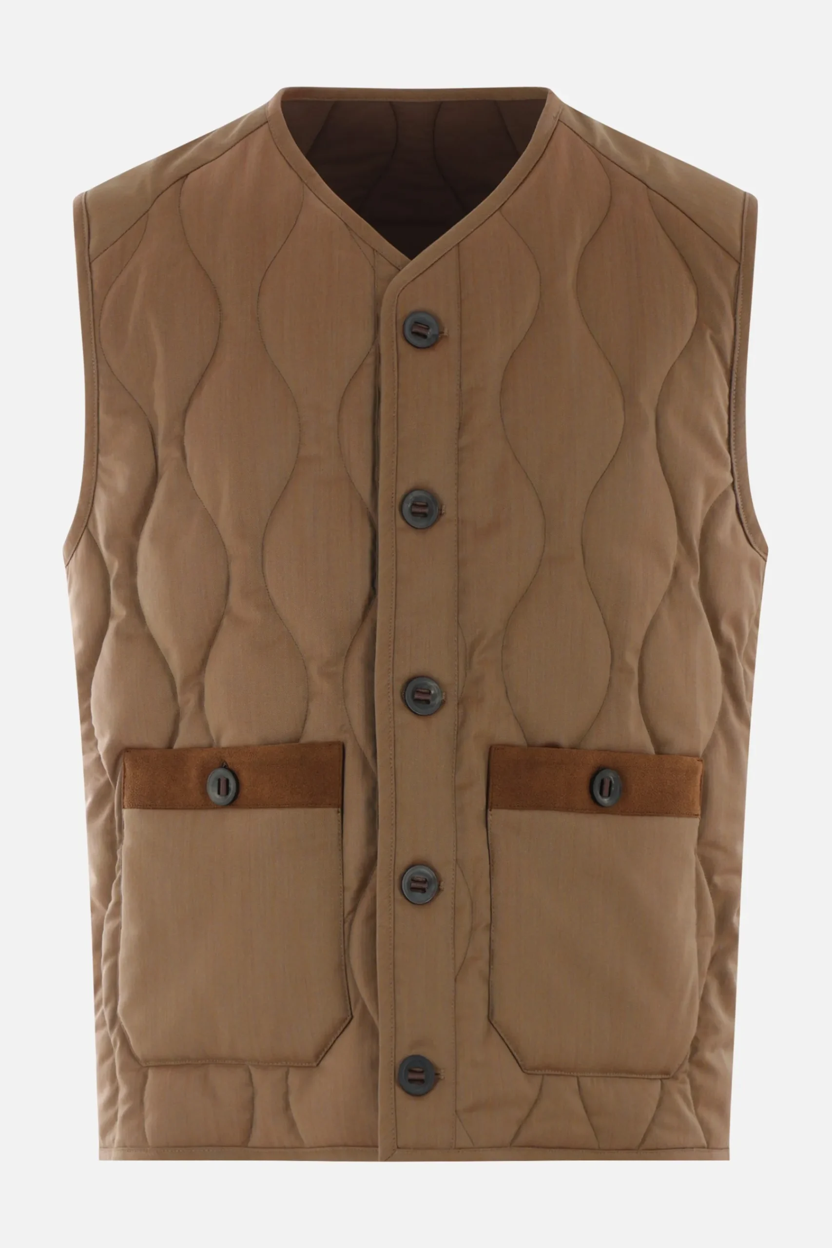 SEASE technical wool quilted vest