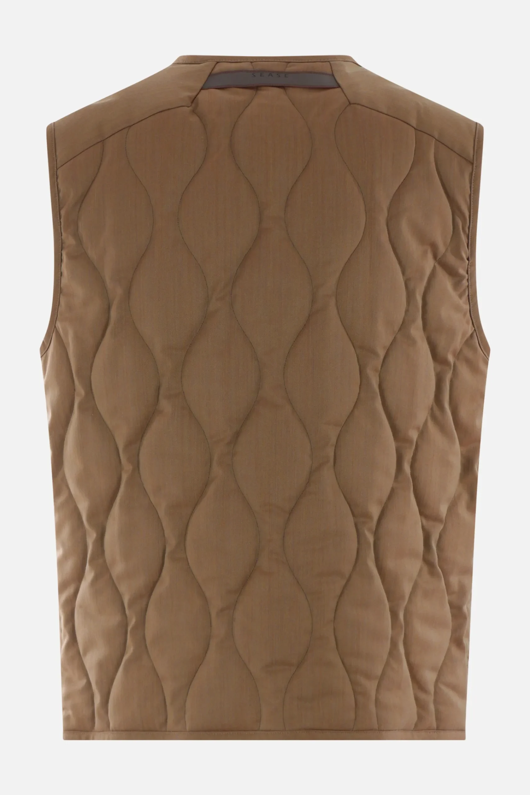 SEASE technical wool quilted vest