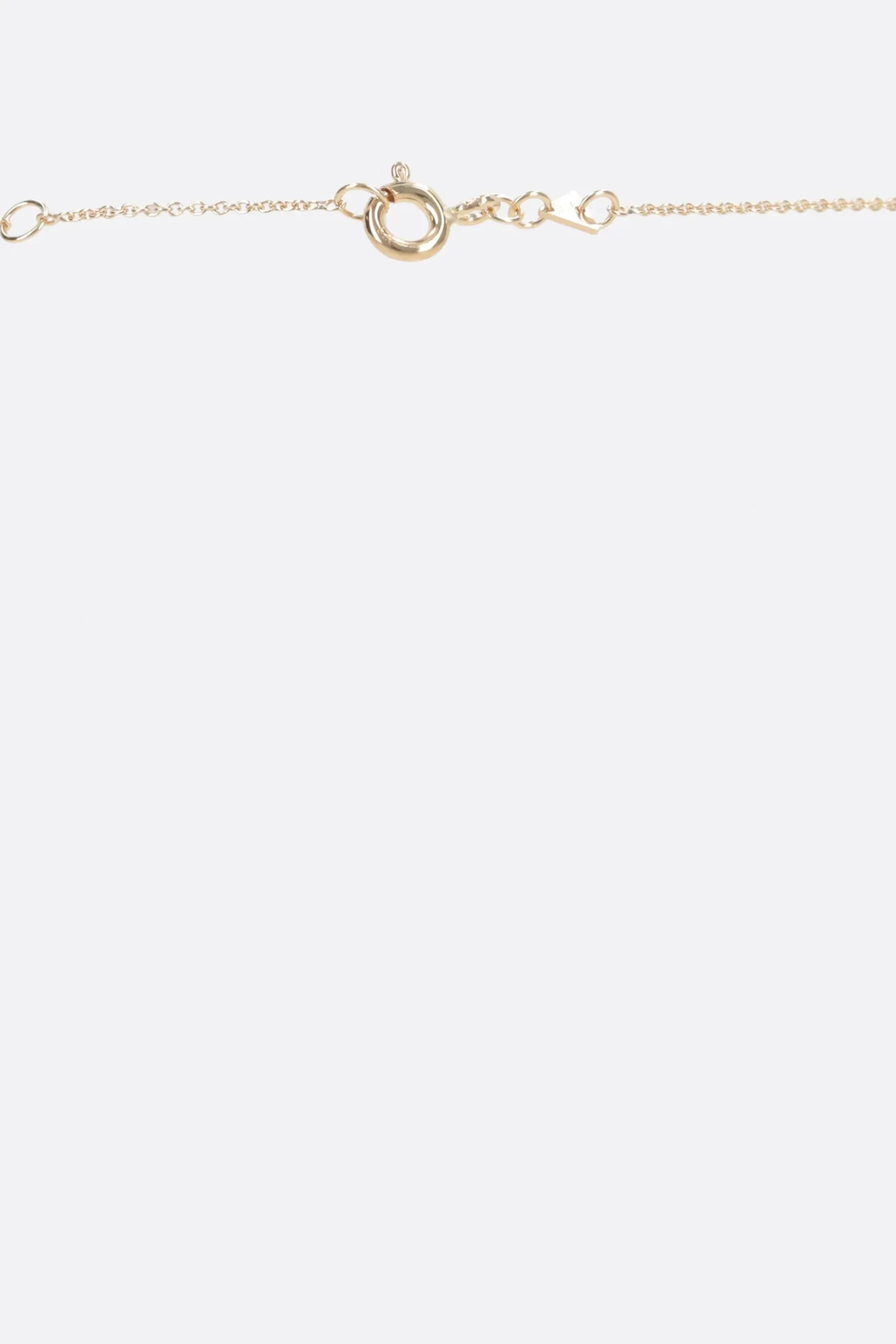 Women ALIITA Tennis Pelota necklace in yellow gold