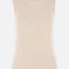 Women UMA WANG Ti tank top in rib jersey