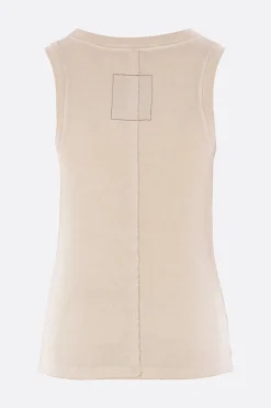 Women UMA WANG Ti tank top in rib jersey