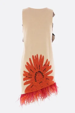 Women ZOMER Title sleeveless dress in jacquard knit