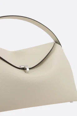 Women TOTEME T-Lock top handle bag in grainy leather
