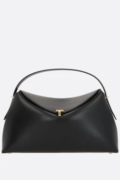 Women TOTEME T-Lock top handle bag in smooth leather