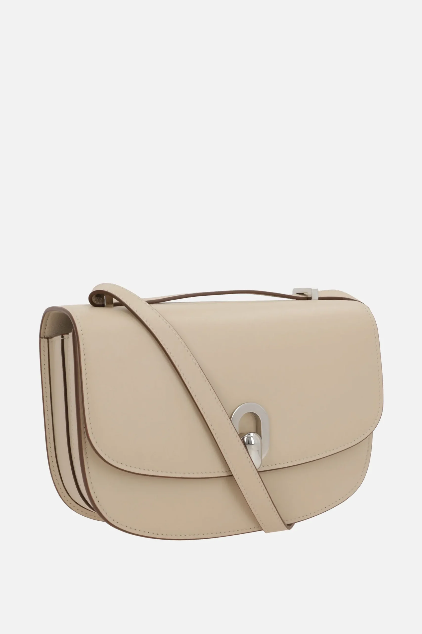 Women SAVETTE Tondo 22 shoulder bag in smooth leather