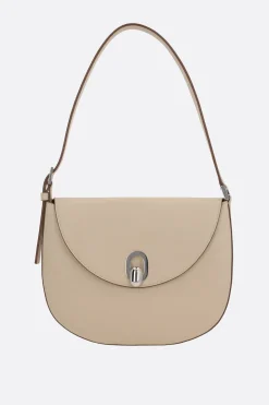 Women SAVETTE Tondo small hobo bag in smooth leather