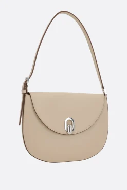 Women SAVETTE Tondo small hobo bag in smooth leather