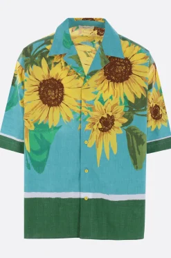 CRAIG GREEN Towel oversized bowling shirt in poplin