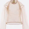 Women UMA WANG transparent top in technical knit