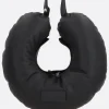 Women MM6 Travel Pillow smooth leather handbag