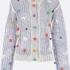 Women CHOPOVA LOWENA Trip Trip cardigan in linen mesh