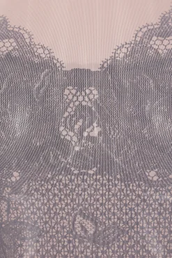 Women BALENCIAGA Trompe l'Œil Lingerie top in stretch mesh