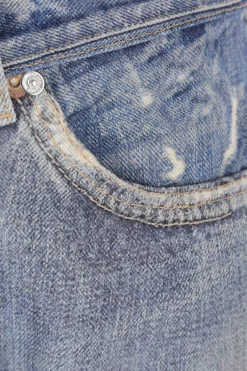 OUR LEGACY trompe l'oeil print denim oversize jeans