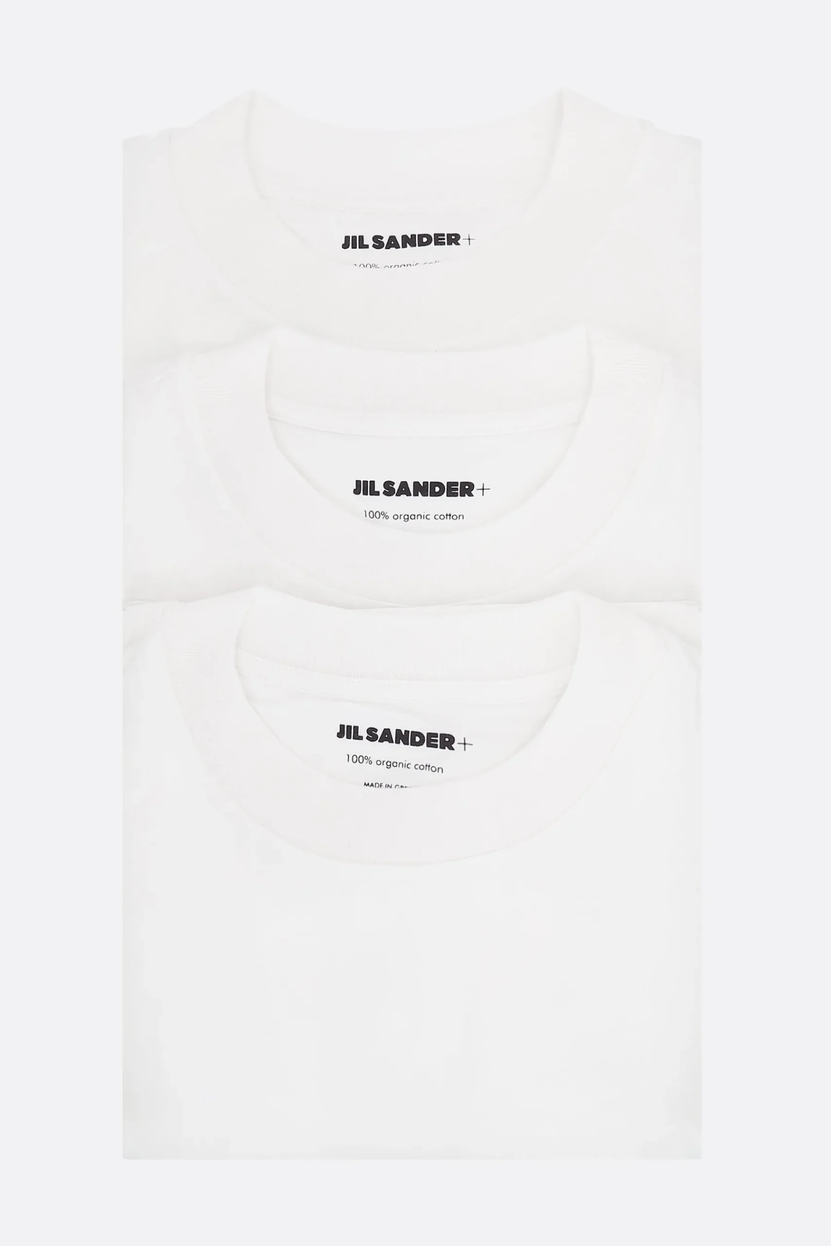 JIL SANDER 3 t-shirts pack in organic cotton