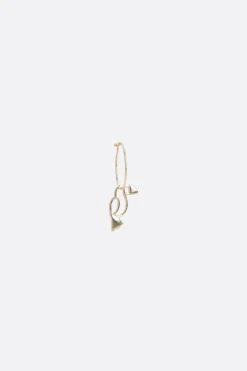 Women ALIITA Tucan earring in enameled yellow gold