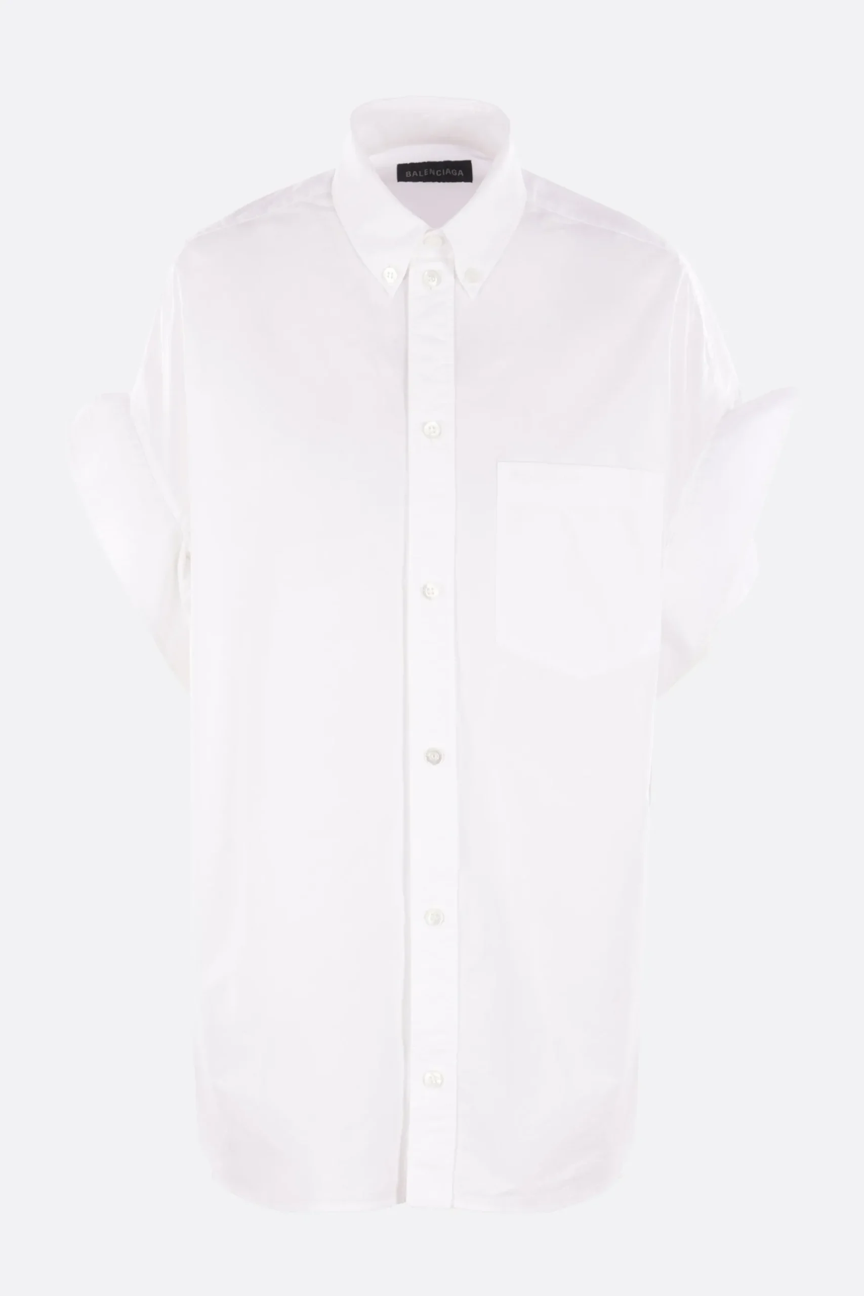 Women BALENCIAGA tucked sleeve shirt in poplin