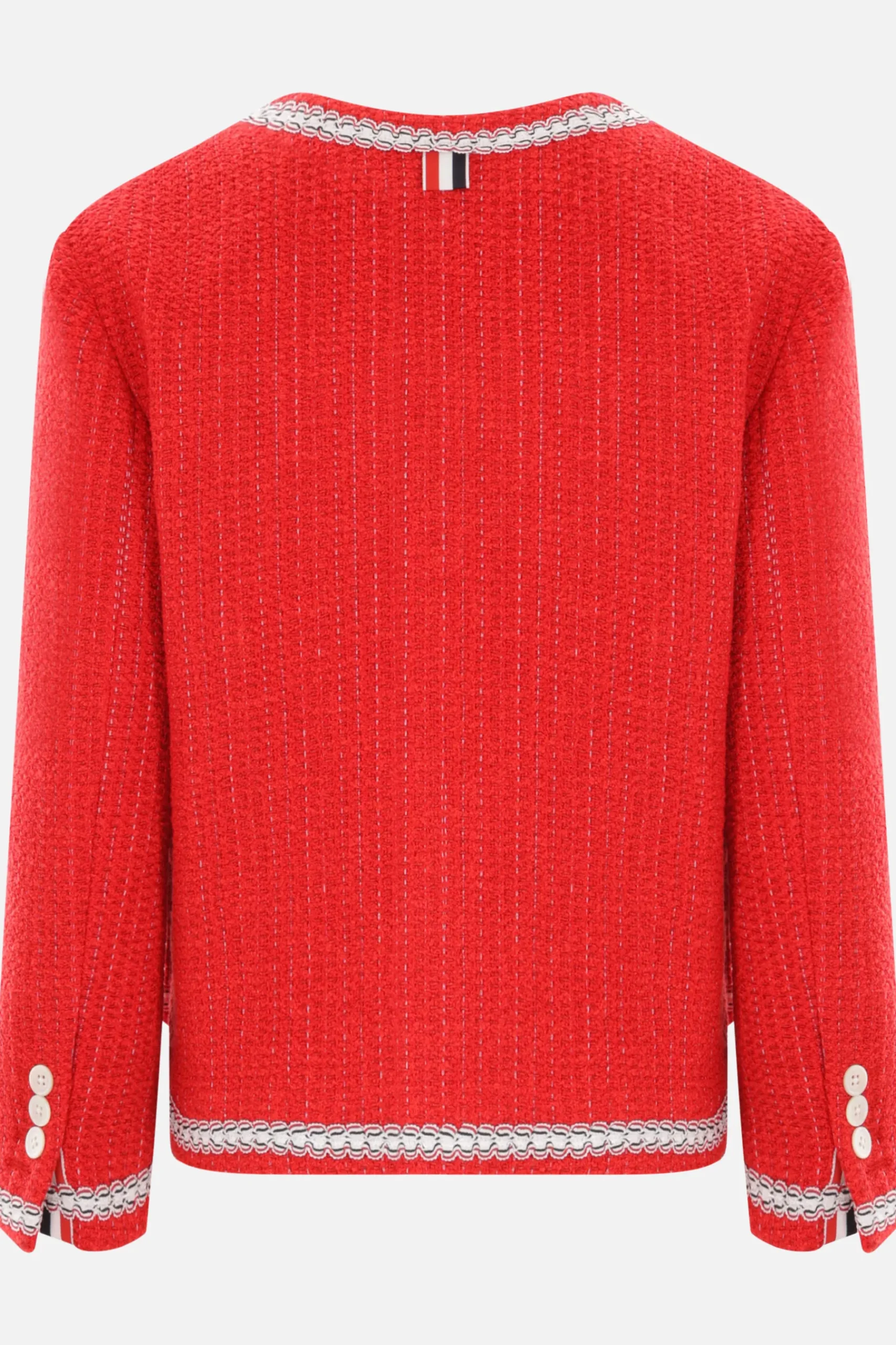 Women THOM BROWNE tweed cardigan jacket