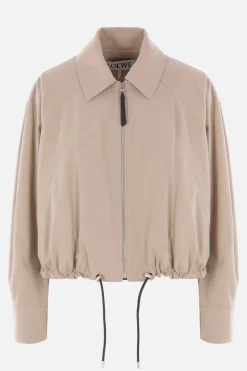 Women LOEWE twill balloon bomber jacket