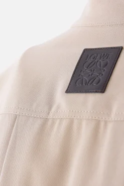 Women LOEWE twill shirt dress