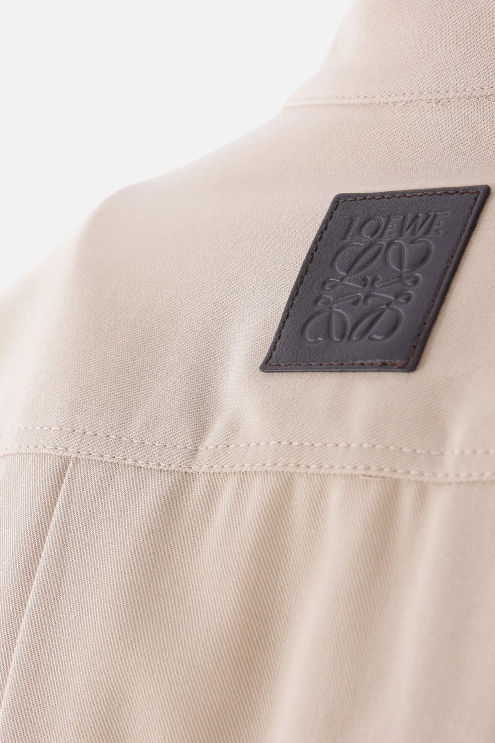 Women LOEWE twill shirt dress