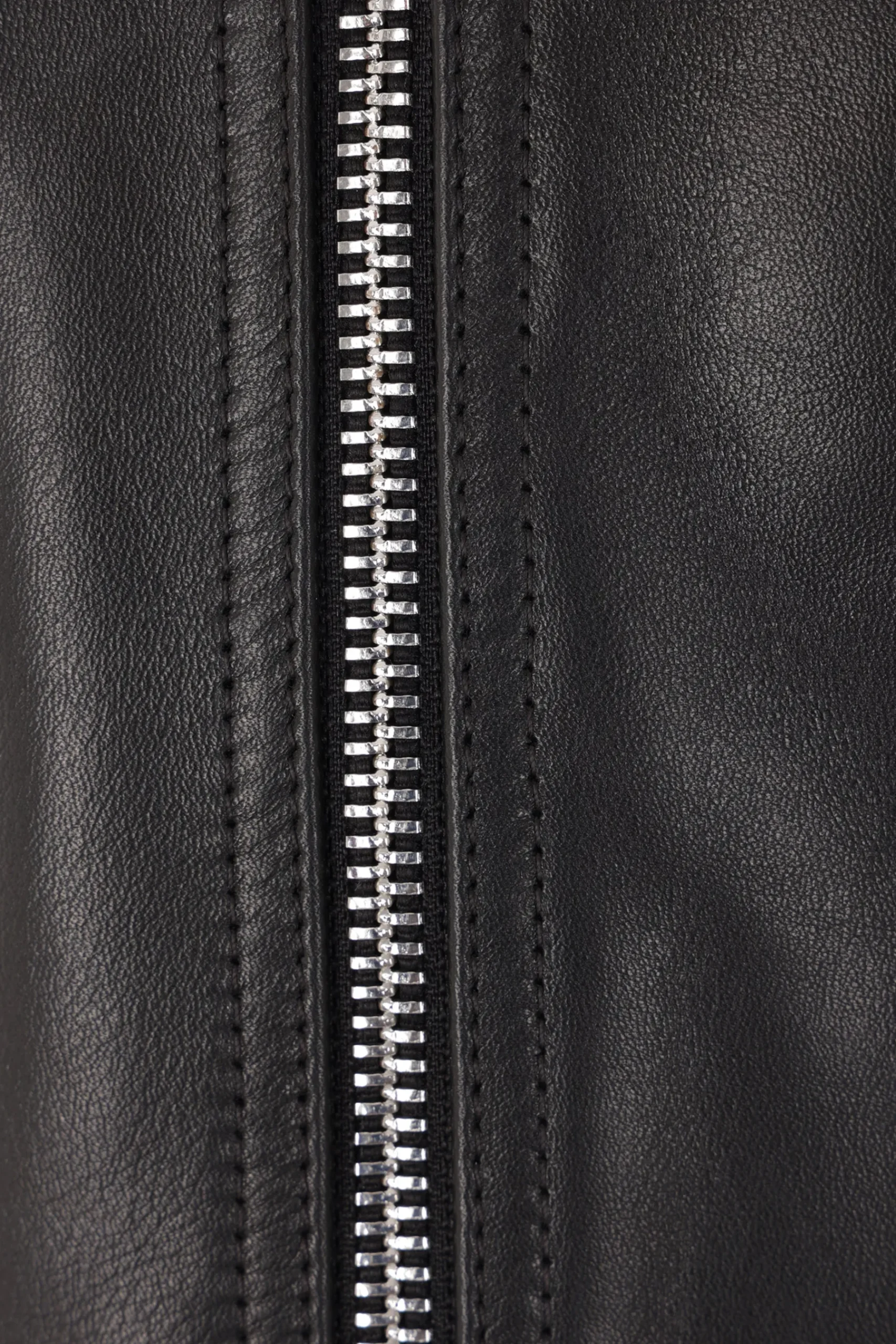 Women MM6 twist leather jacket