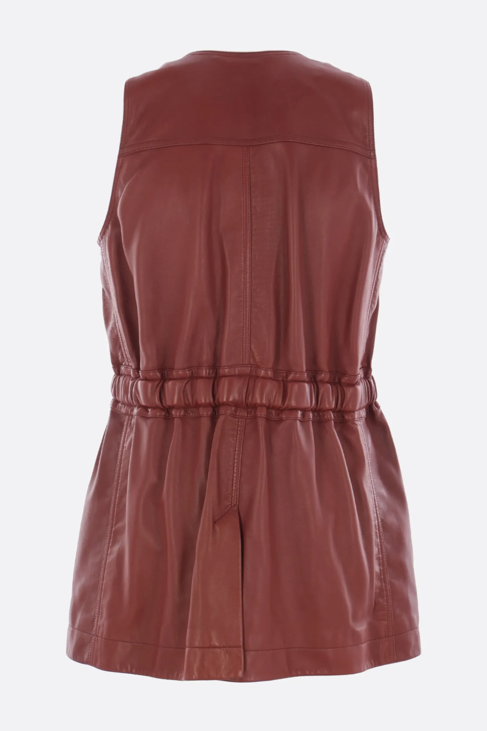Women CHLOÉ utilitarian vest in leather
