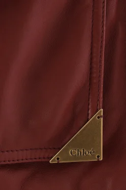 Women CHLOÉ utilitarian vest in leather
