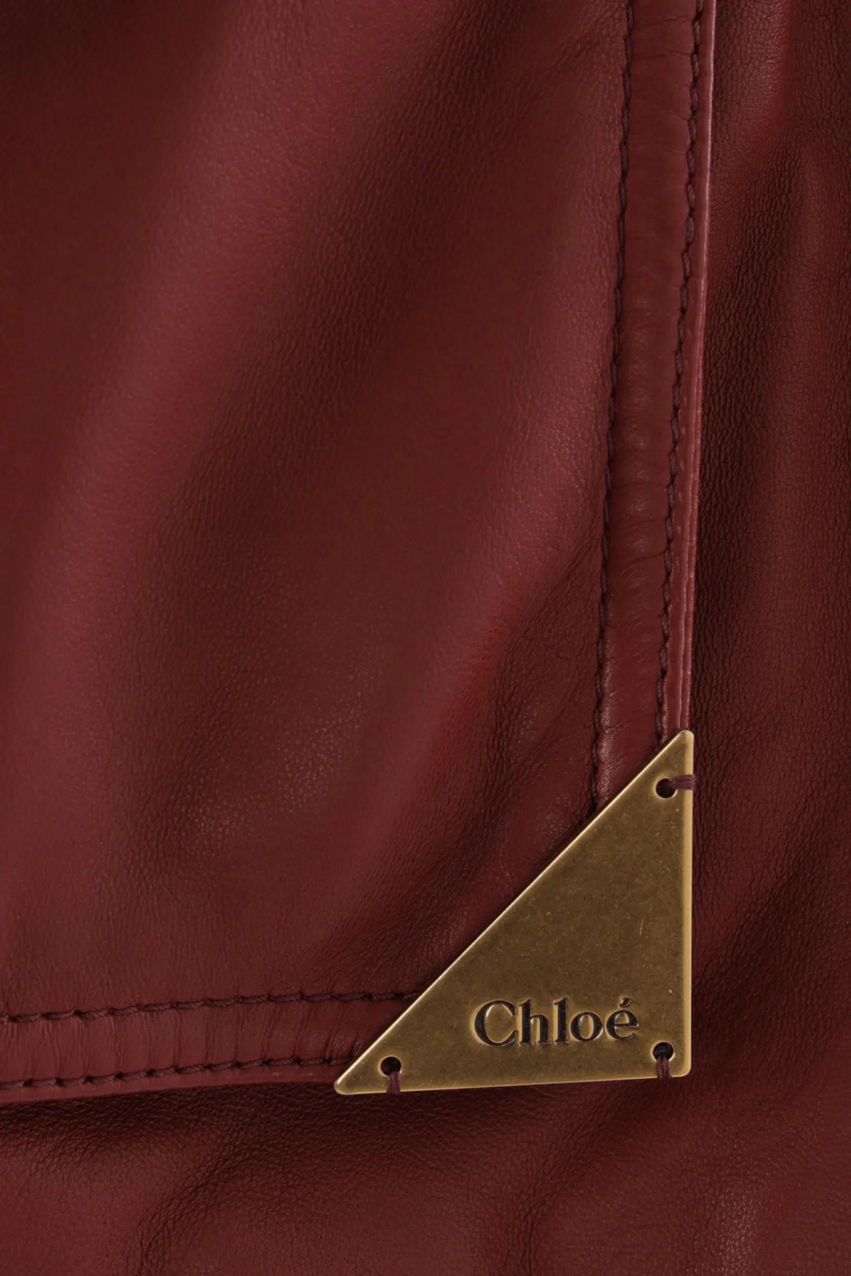 Women CHLOÉ utilitarian vest in leather
