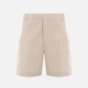 THOM BROWNE utility chino shorts in typewriter cloth
