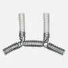 Women NOIR KEI NINOMIYA vest with metal spheres and safety pins