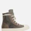 RICK OWENS Vintage high-top sneakers in vintage leather