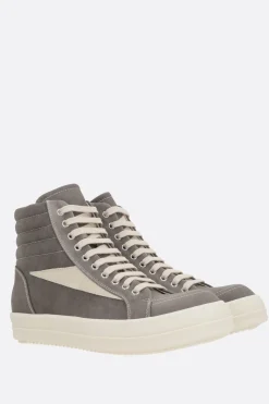RICK OWENS DRKSHDW Vintage high-top sneakers in canvas