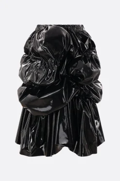Women COMME DES GARÇONS vinyl balloon skirt
