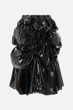 Women COMME DES GARÇONS vinyl balloon skirt