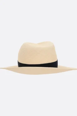 Women MAISON MICHEL Virginie straw fedora hat