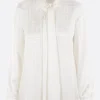 Women 10 CORSO COMO viscose shirt with lavallière