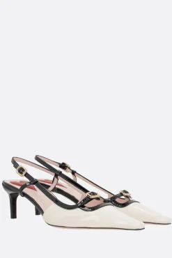 Women ROGER VIVIER Viv' Canard slingbacks in patent leather