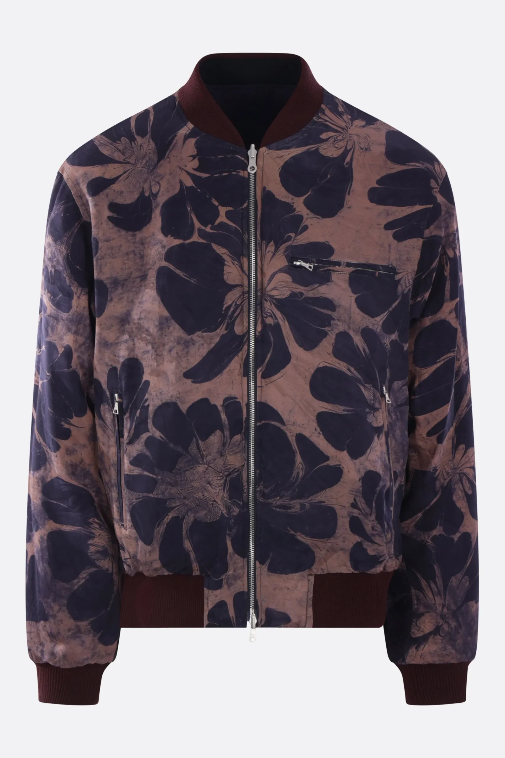 DRIES VAN NOTEN Volker reversible bomber jacket in twill