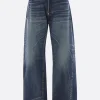 Women JUNYA WATANABE washed denim jeans