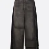 Women MM6 wide-leg denim jeans