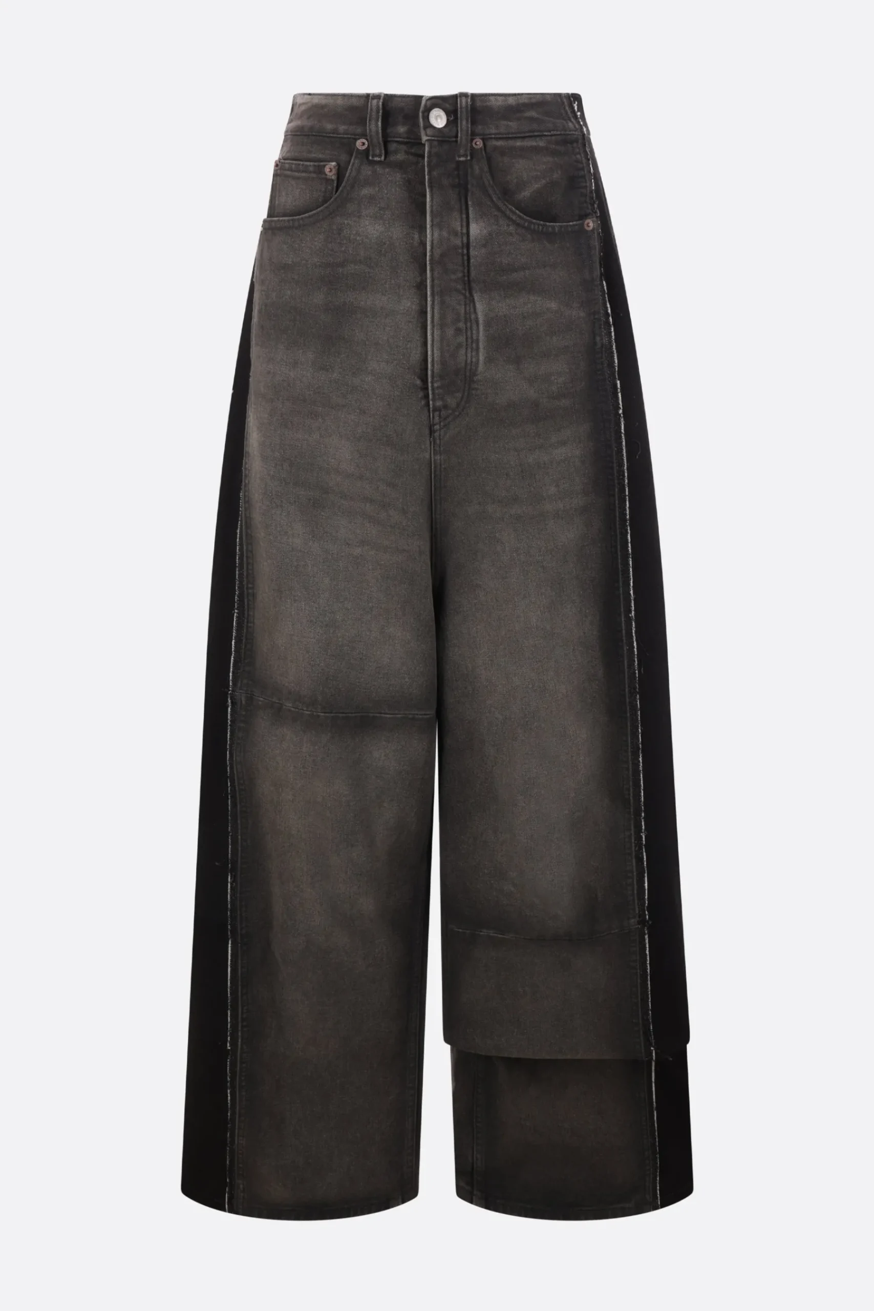Women MM6 wide-leg denim jeans