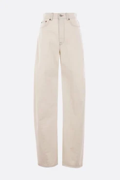 Women MM6 wide-leg jeans in denim