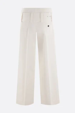 Women 10 CORSO COMO wide-leg stretch denim jeans