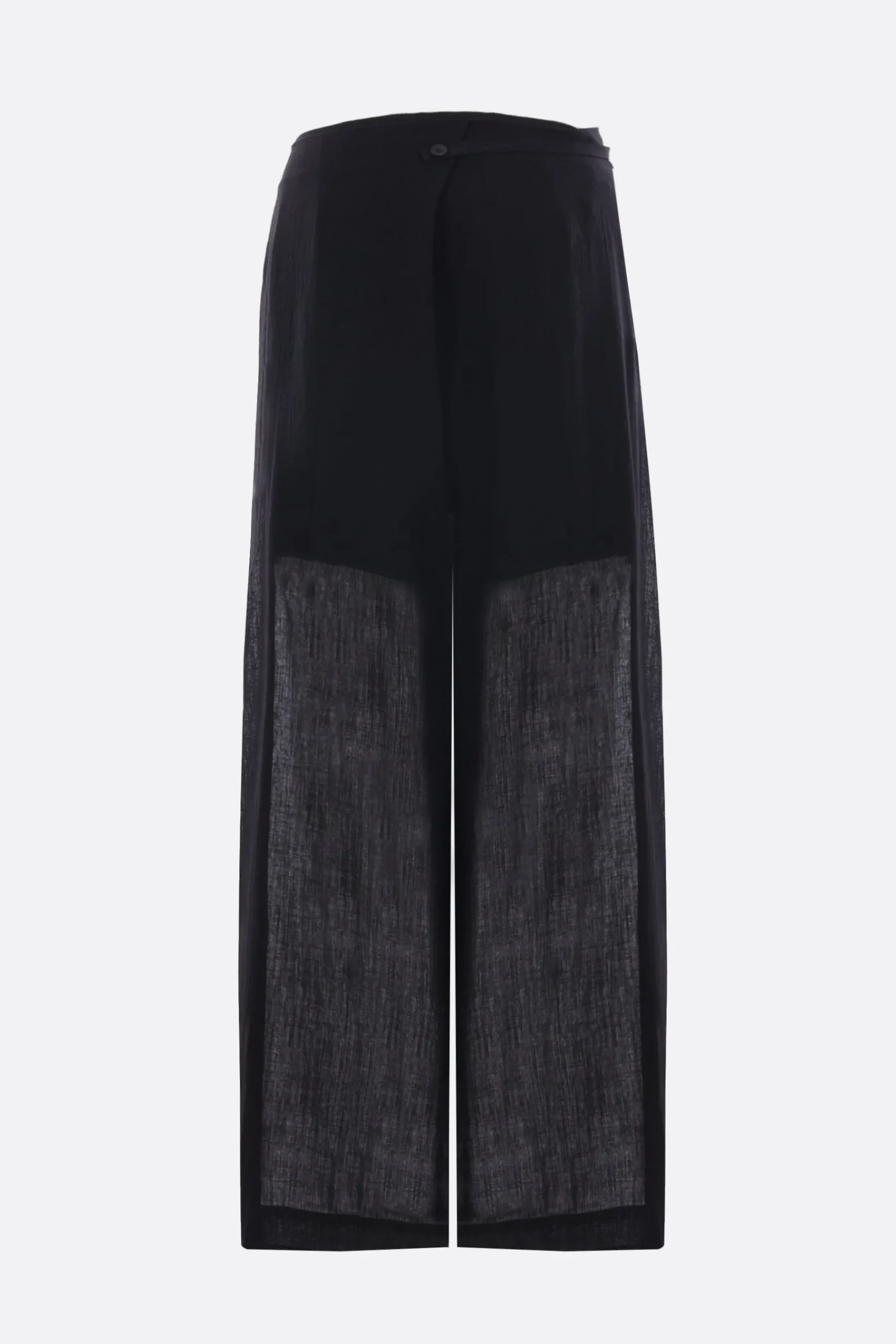 Women YEHUAFAN wide-leg trousers in canvas