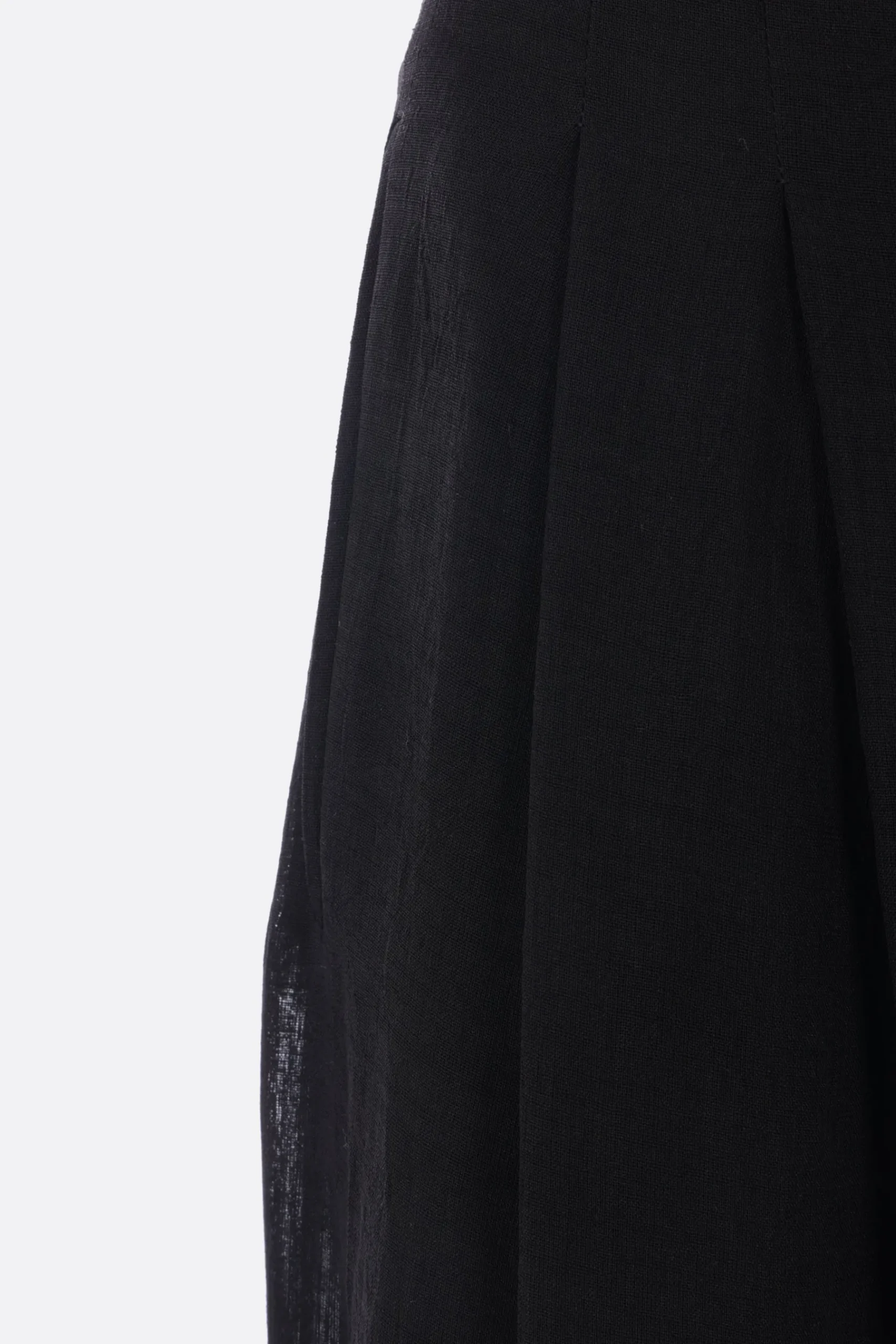 Women YEHUAFAN wide-leg trousers in canvas