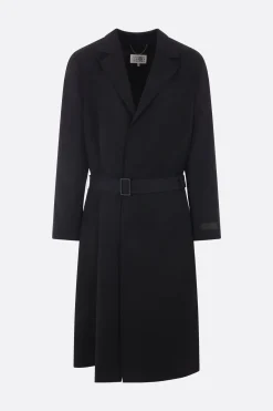 MM6 wool and cotton trench coat