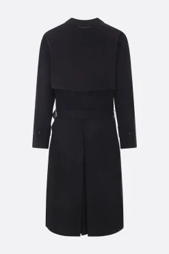 MM6 wool and cotton trench coat